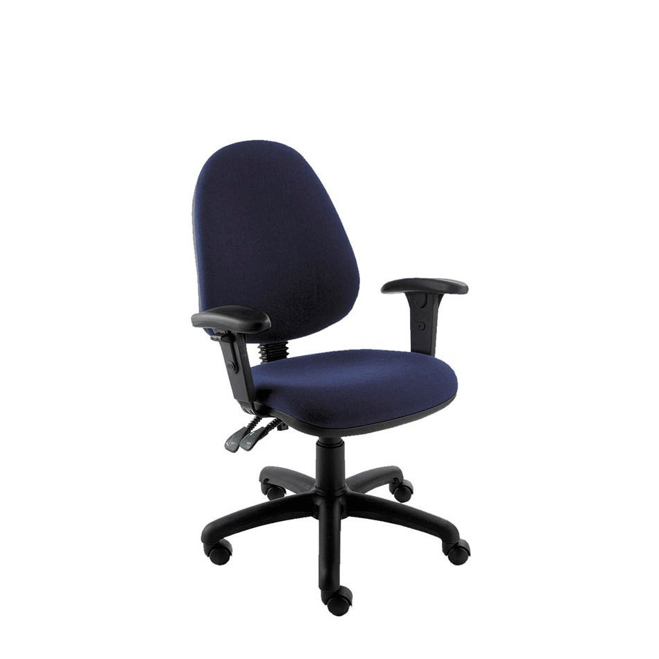 NOE Eco High Back Operator Chair Adjustable Arms