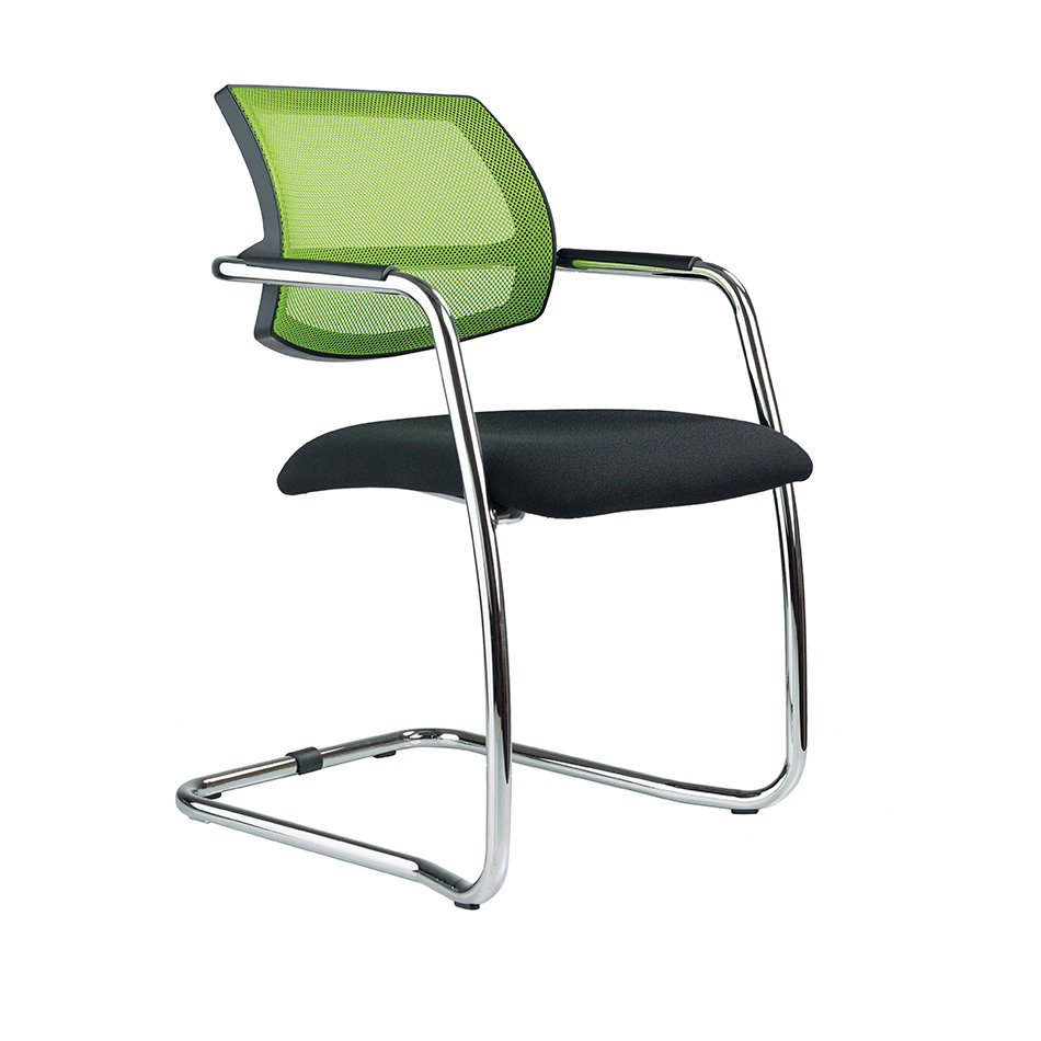 Active Mesh Back Cantilever Meeting Chair