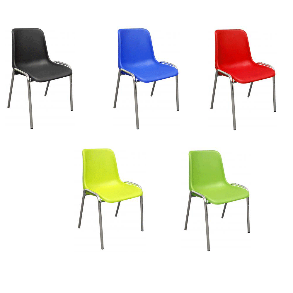Aero Coloured Polyprop Stacking Chair