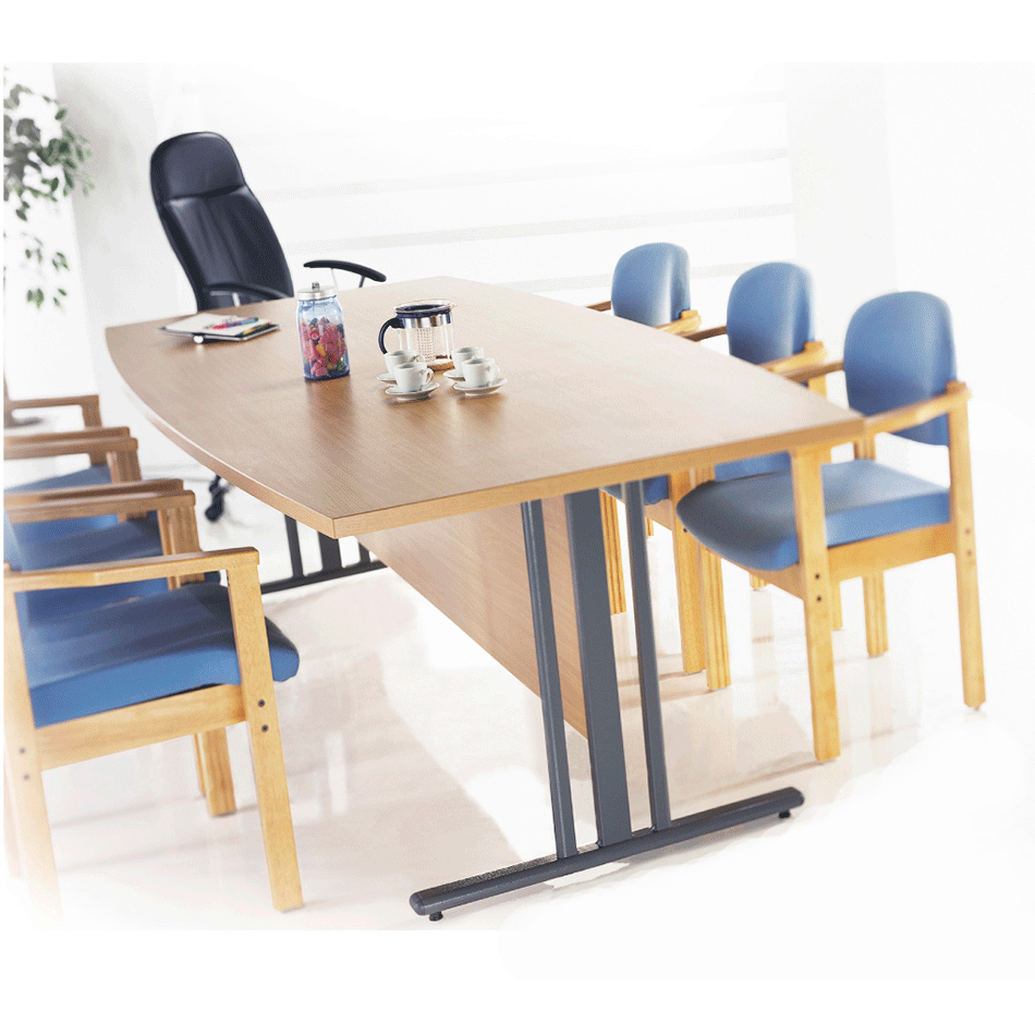 Hawk Shaped I Frame Boardroom Table