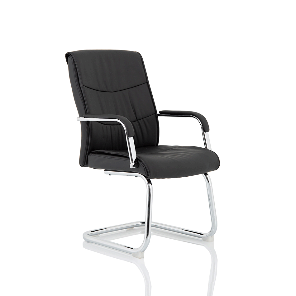 Caine Faux Leather Meeting Chair