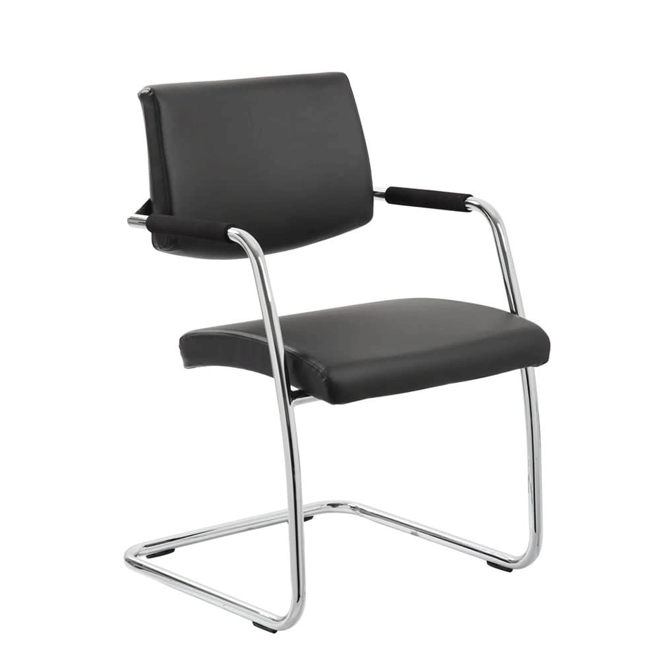 Dortmund Faux Leather Visitor Chair