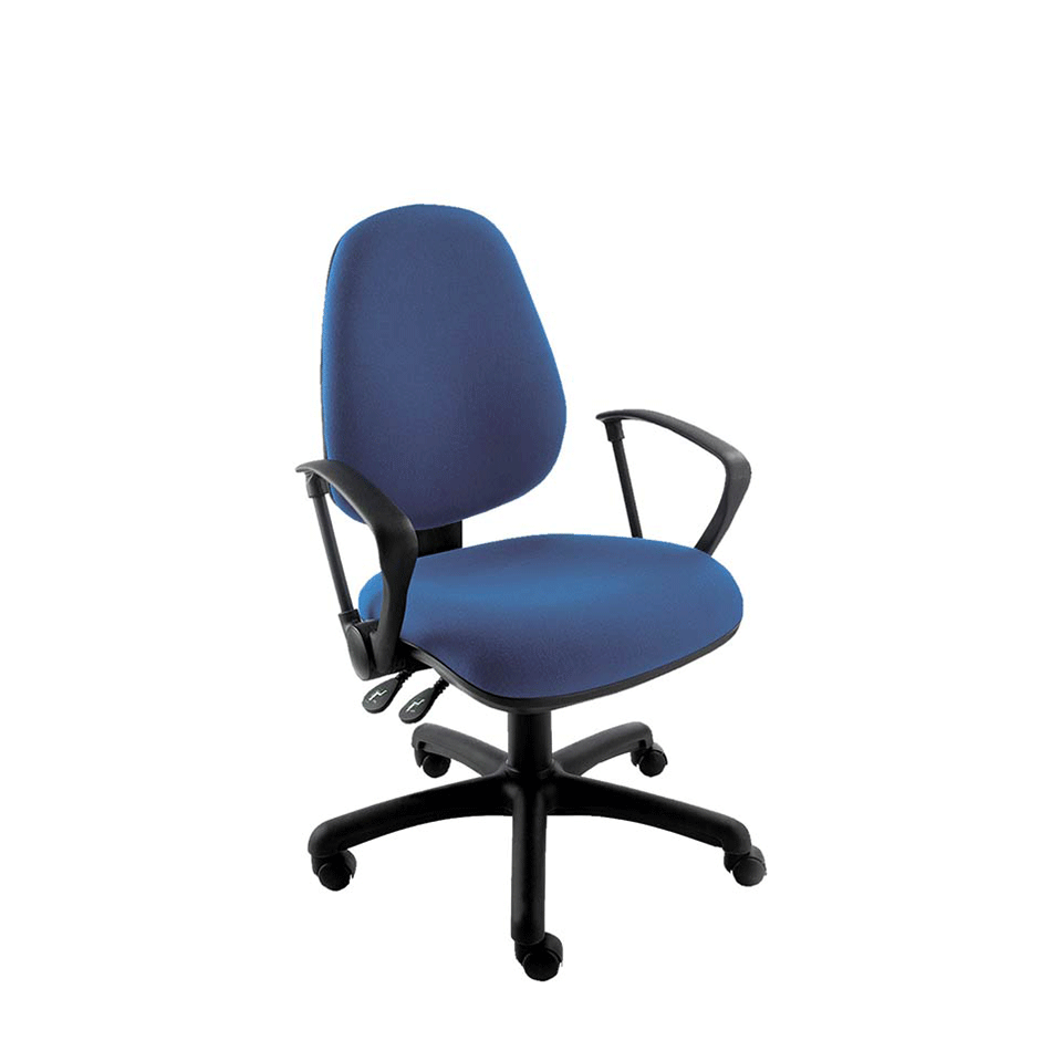 NOE High Back Operator Chair Fixed Arms
