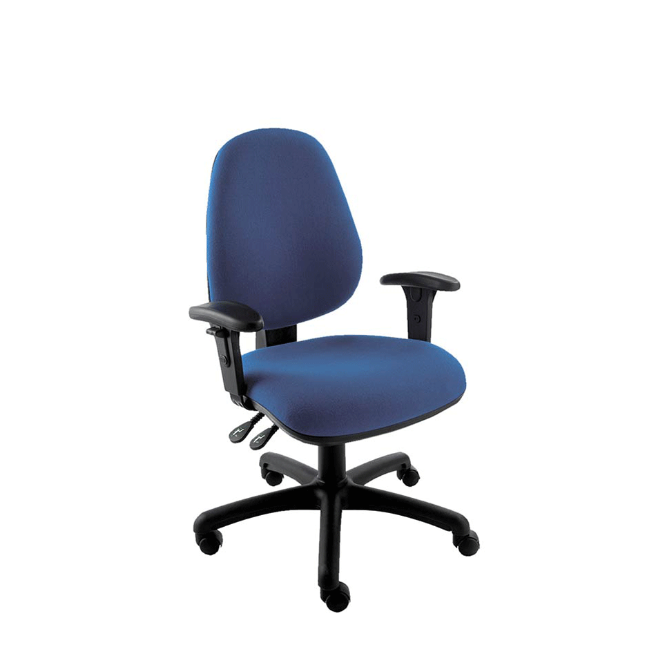 NOE High Back Operator Chair Adjustable Arms
