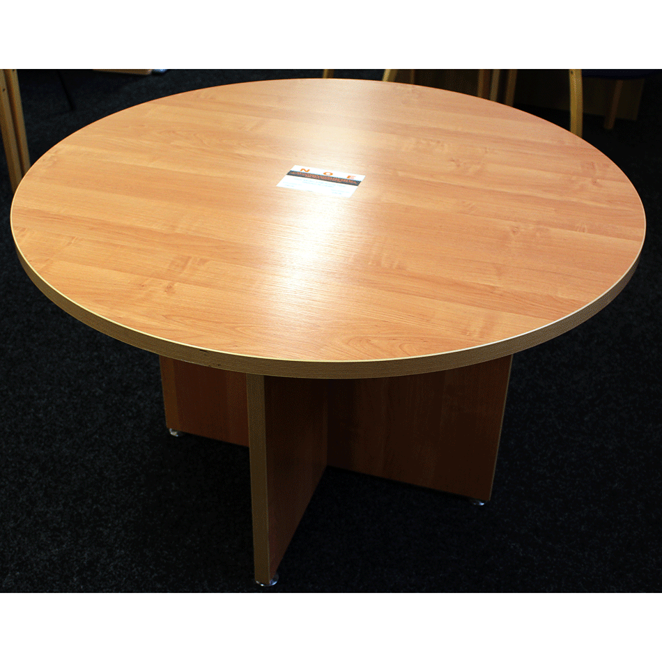 Used Medici 1200 Round Table Cherry