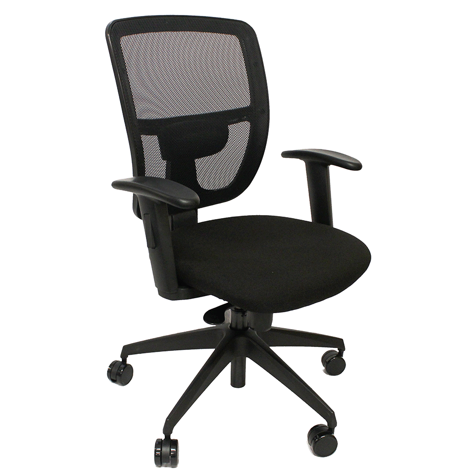 Used Mesh Back Task Chair with Adjustable Arms
