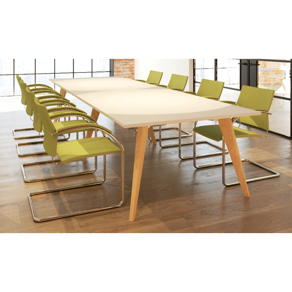 Hawk Maya Wooden Leg Boardroom Table