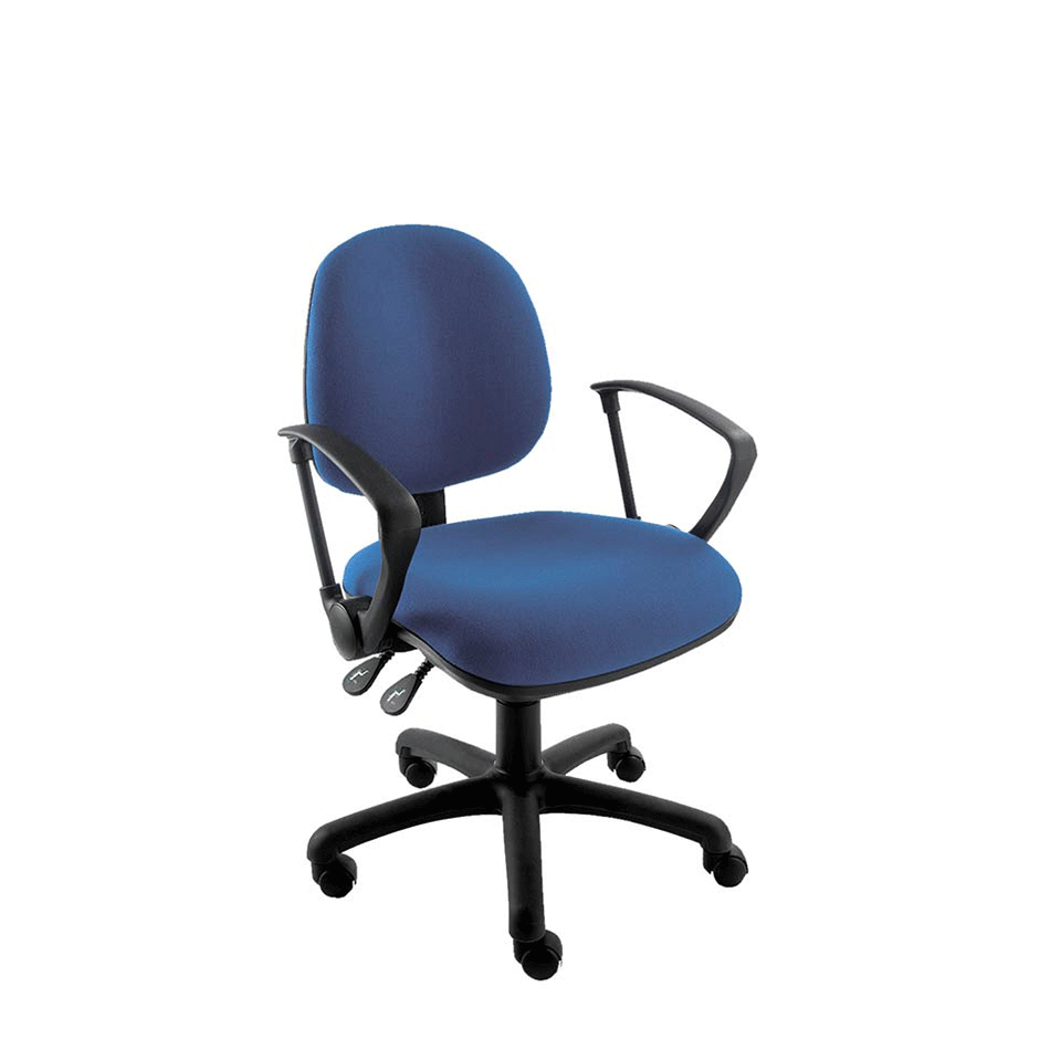 NOE Medium Back Operator Chair Fixed Arms
