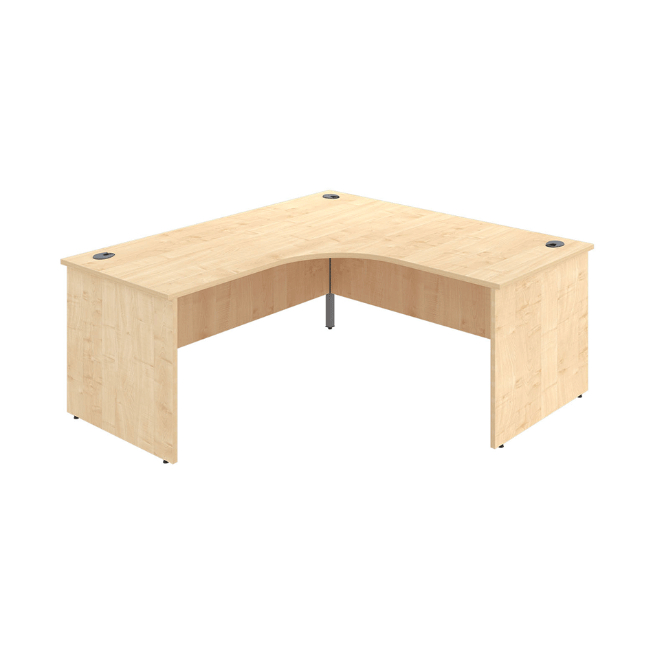 Bankrupt Stock 1800 Symmetrical Panel End Desk Oak