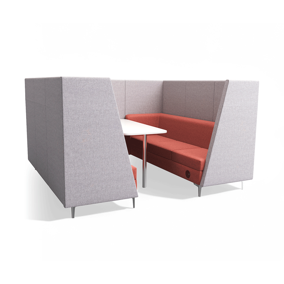 Simoom Six Seater Angle Arm Booth