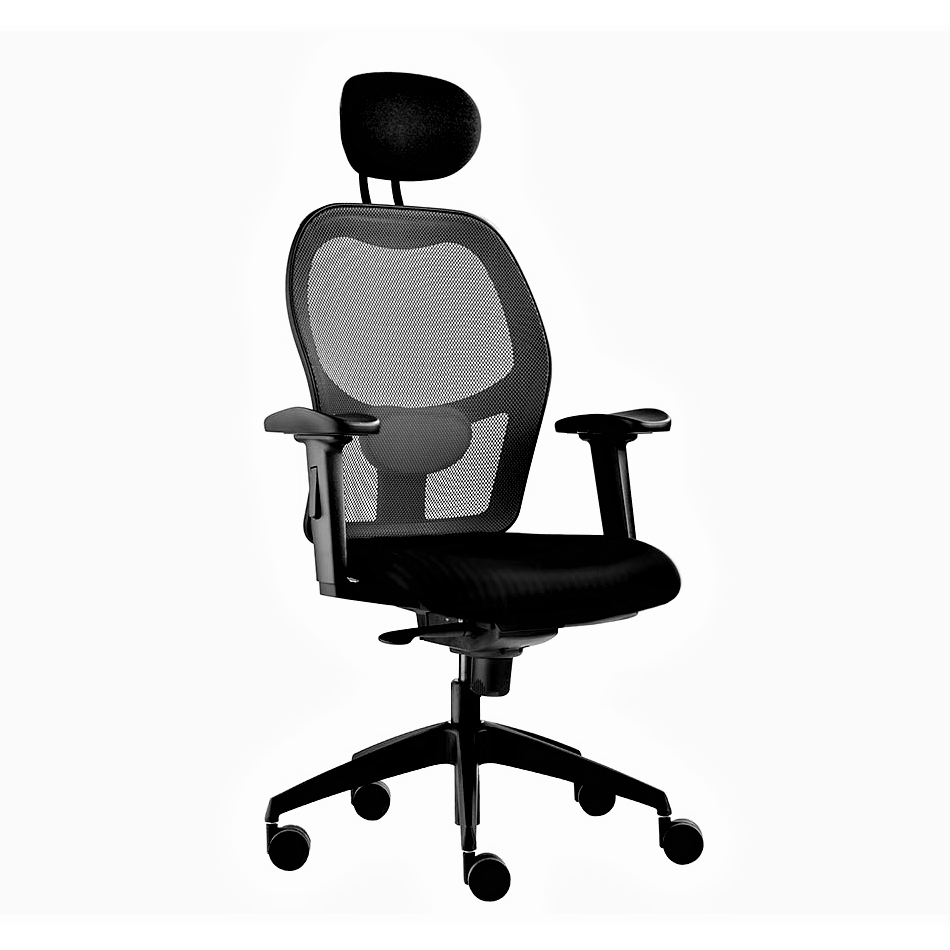 Active Mesh Operator Task Chair with Headrest