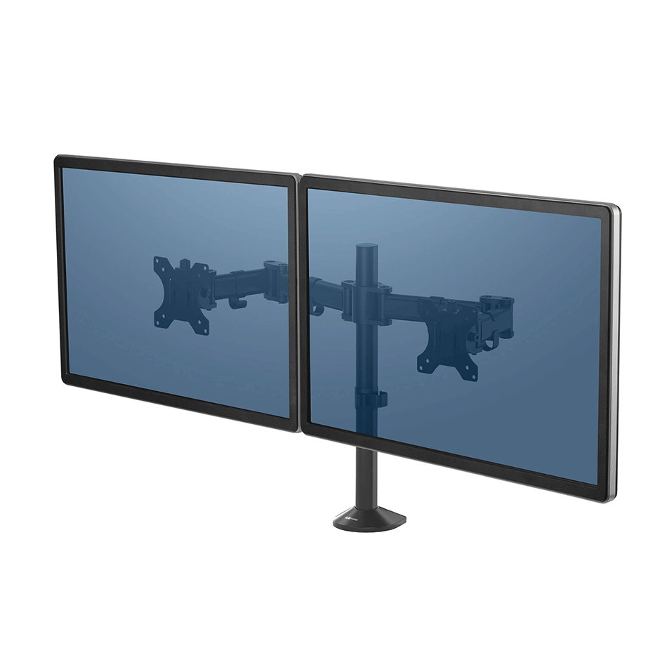 Budget Dual Monitor Arms Black