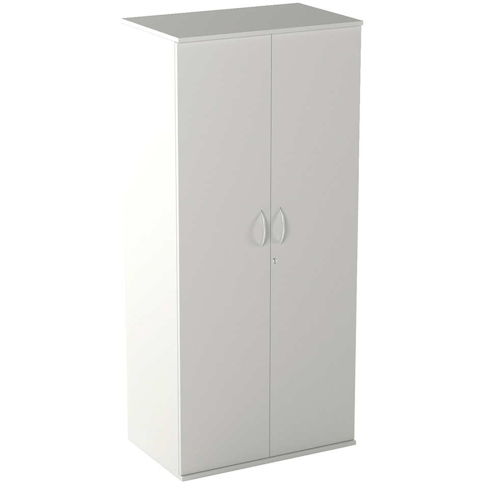 Used 1800 High Cupboard White/Silver Top