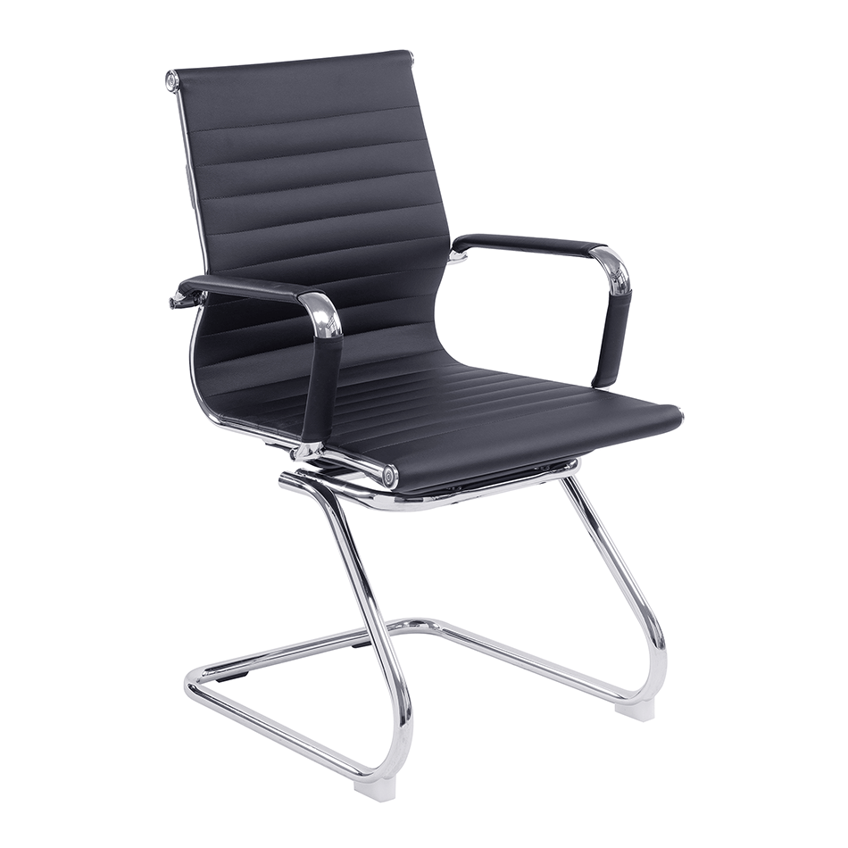 Ribbed Cantilever Meeting Chair
